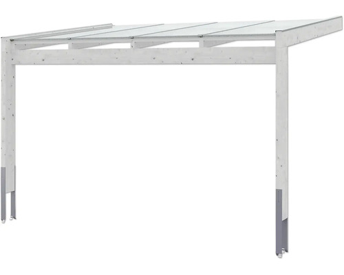 Holzcarport mit Glasdach