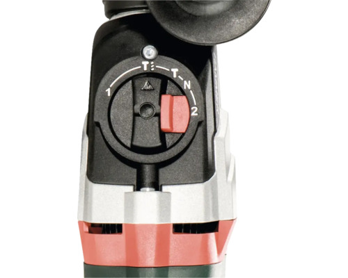 Detailaufnahme eines Multifunktionswerkzeugs mit Funktionswahlschalter