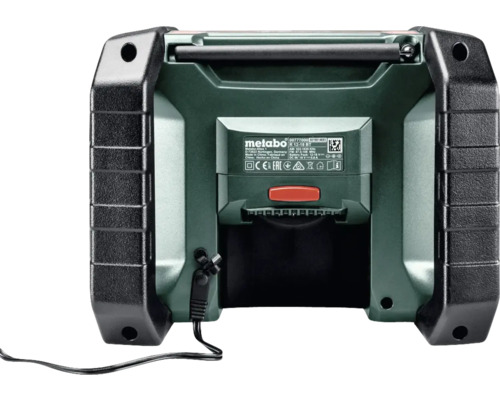 Metabo Baustellenradio R 12-18 BT Rückansicht