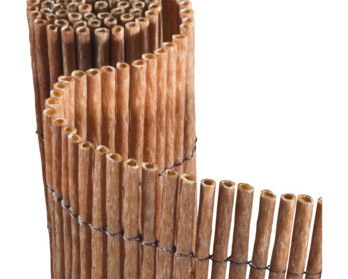 Sichtschutzmatte Konsta Premium Plus 300 x 180 cm hellbraun Bambusmatte zur dekorativen Gartengestaltung und als Sichtschutz