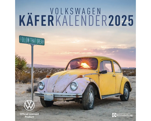 Wandkalender VW Käfer 2025 30x30 cm