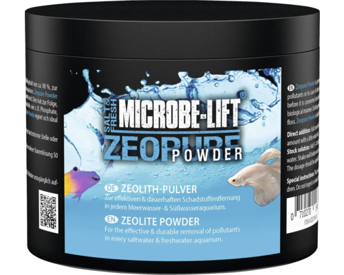 Filtersubstrat MICROBE-LIFT Zeopure Zeolith Pulver zur effektiven und dauerhaften Schadstoffentfernung für Süß- und Meerwasser 250 g