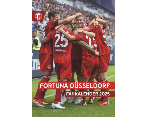 Wandkalender Fortuna Düsseldorf 2025 29,7x42 cm