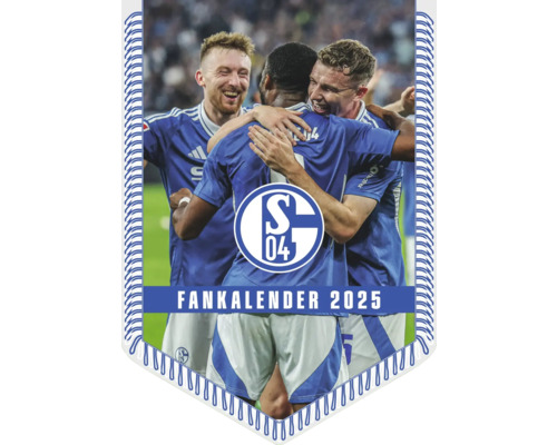 Wandkalender FC Schalke 04 Bannerkalender 2025 29,7x42 cm