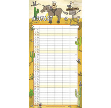 Gunga August Kalender mit Wüstenmotiv