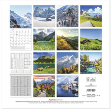 Wandkalender mit Landschaftsmotiven