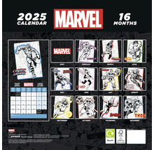 Marvel Kalender 2025 mit 16 Monaten