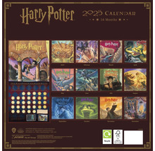 Harry Potter 2025 Kalender mit Buchcover Motiven