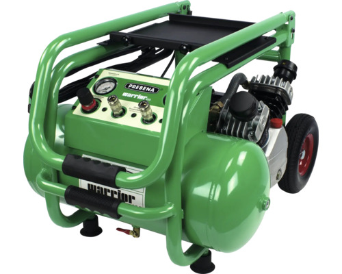 Prebena Warrior 435 Kompressor mit Rahmen, Druckanzeige und Anschlüssen