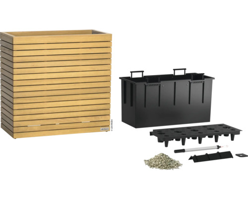 Holz Pflanzkasten mit Bewässerungssystem