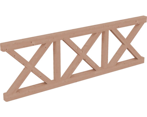 Holzbinder mit Kreuzstreben für den Dachbau