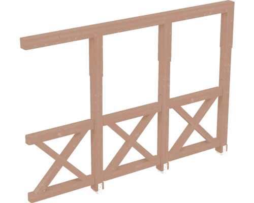 Holzrahmenkonstruktion für den Gartenhausbau