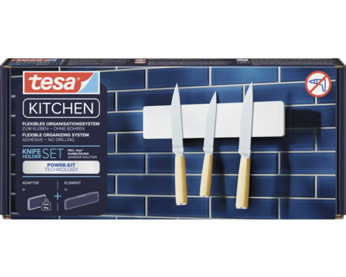 Tesa Kitchen Messerhalter Set zur flexiblen Organisation ohne Bohren