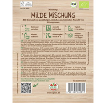Bio Keimsaat Milde Mischung von Sperli für die Anzucht von Keimsprossen