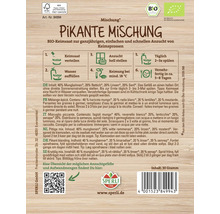 Sperli Pikante Mischung Keimsaat Packung mit Anzuchtanleitung