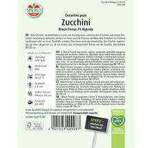 Zucchini Black Forest, F1 Sperli Hybrid-Saatgut Gemüsesamen