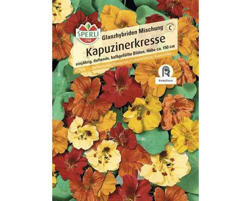 Kapuzinerkresse Glanzhybriden Mischung Sperli Samenfestes Saatgut Blumensamen