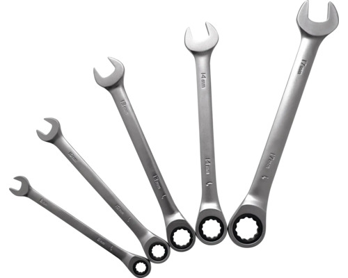 Sortiment an Ringmaulschlüsseln in verschiedenen Größen