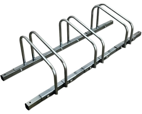 Fahrradständer Schulte für 3 Räder mit Reifenbreite bis 7,5 cm feuerverzinkt Fahrradständer für vier Fahrräder aus Metall