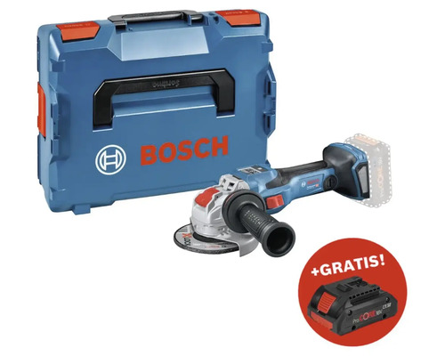 Akku-Winkelschleifer Bosch GWX 18V-15 SC BITURBO mit X-LOCK Schnellwechselsystem + GRATIS Zugabeartikel 18V Akku ProCORE18V (4,0Ah)