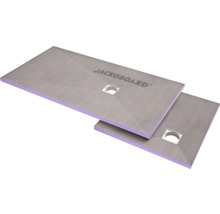 JACKOBOARD® Aqua befließbares Duschelement 1200 mm x 1200 mm x 40 mm Ablauf dezentral