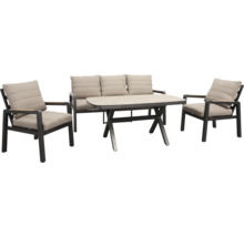Gartenmöbelset mit Tisch, Sofa und Stühlen für den Außenbereich