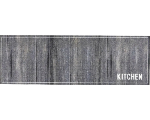 Küchenläufer Cook&Wash kitchen wood anthrazit 50x150 cm