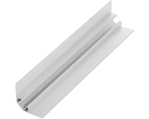 PROTEKTOR LUMINO LED Inneneckprofil Alufarben inkl. Kunststoffabdeckung opal für LED Strips 2000 mm x 14 mm PROTEKTOR LUMINO LED Inneneckprofil Alufarben inkl. Kunststoffabdeckung opal für LED Strips 2000 mm x 14 mm