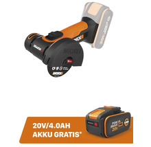 Akkubetriebener Hopper Fliesenschneider von Worx mit Akku