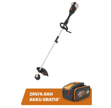 Akku Rasentrimmer mit zusätzlichem Akku