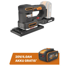 Worx Sandeck Akku-Multischleifer mit Akku