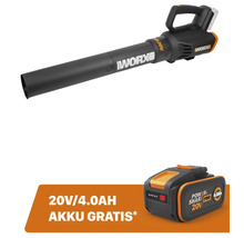 Worx Akku Laubsauger mit Akku