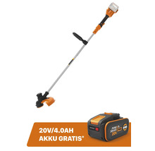 Akkubetriebener Rasentrimmer mit Gratis-Akku