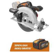 Akkubetriebene Handkreissäge mit 24 Zähnen und Akku