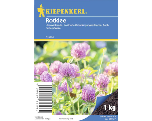 Rotklee Samen Kiepenkerl 1 kg 250 m²