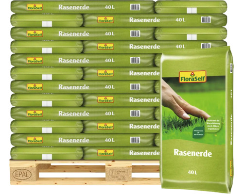 Rasenerde FloraSelf 54x40 L (= 2,16 m³) Palette