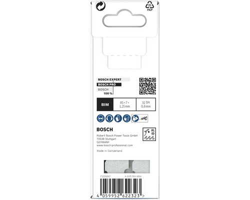 Bosch Expert Stichsägeblatt Verpackung mit Produktinformationen