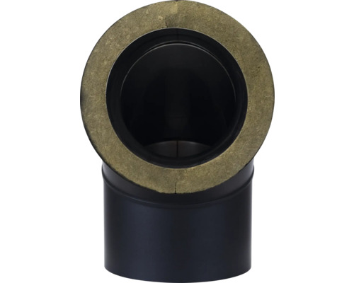 Isoliertes Ofenrohrknie mit Dichtung