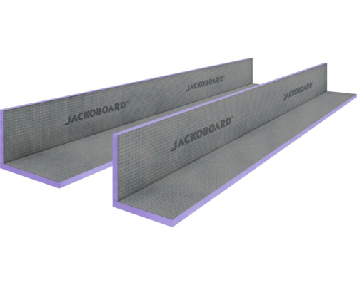 Zwei Jackoboard Bauplatten im L-Format