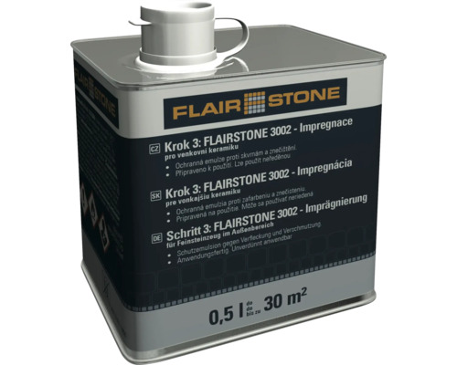 Flair Stone 3002 Imprägnierung für Feinsteinzeug im Außenbereich in einer 0,5 Liter Dose