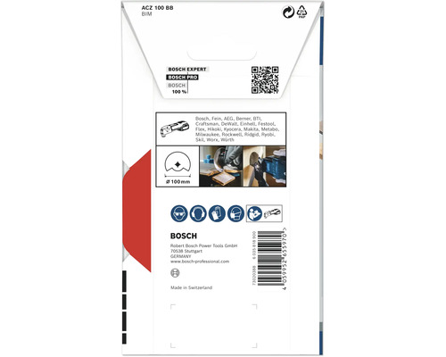 Bosch Expert ACZ 100 BB BIM Sägeblattverpackung