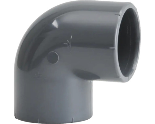 PVC Winkel 90° – 32 Mm Mit Klebemuffe Und Außengewinde 1 Zoll, 10 Bar
