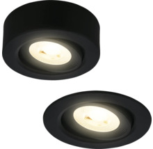 Zwei LED-Einbaustrahler