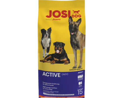 Hundefutter trocken JosiDog Active 15 kg