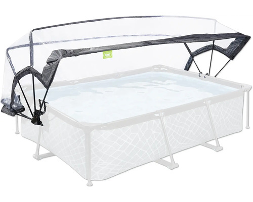 Poolüberdachung über einem Schwimmbecken