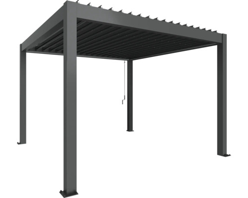 Freistehende Terrassenüberdachung mit Lamellendach