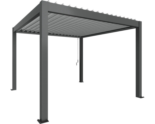 Freistehende Pergola mit Lamellendach