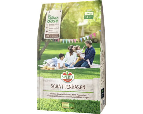 Schattenrasen Sperli Mantelsaat 0,5 kg 18 m²