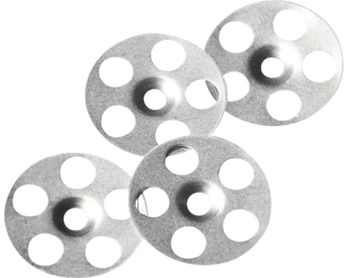 Dämmplattenteller Edelstahl Ø 36 mm für JACKOBOARD® Pack = 100 St Dämmstoffteller zur Befestigung von Dämmstoffen