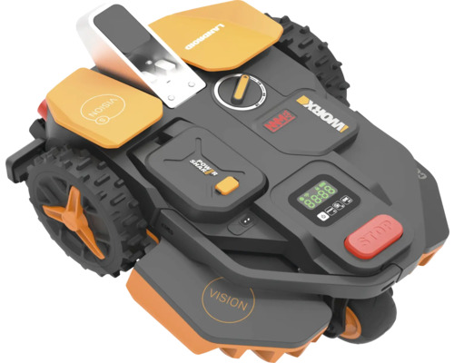 Mähroboter WORX 20V Landroid Vision S250 für bis zu 250m² ohne Begrenzungsdraht, inkl. 2Ah Akku und Ladestation + GRATIS Zugabeartikel Garage WA0825 Worx Landroid Vision Mähroboter